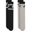 Nike Kojinės U Nk Everyday Essential Crew Juodas Pilkas DH6170 902