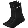Nike Kojinės U NK Everyday Ltwt Crew 3PR Juodas