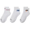 Nike Kojinės U Nk Everyday Plus Cush Ankle Baltas DH3827 902