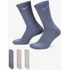 Nike Kojinės U Nk Everyday Plus Cush Crew Mėlyna Žalias Lilac SX6888 933