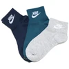 Nike Kojinės U Nk Nsw Everyday Essential Juodas Mėlyna Pilkas DX5074 912