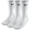 Nike Kojinės U NK Perf Ltwt Crew 3PR Baltas SX4704 101