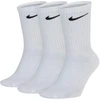 Nike Kojinės U NK Perf Ltwt Crew 3PR Baltas SX4704 101
