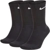 Nike Kojinės U NKEveryday Cush Crew 3PR Juodas SX7664 010