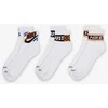 Nike Kojinės Unisex U Nk Ed Pls Ankle 3P Sport 144 Baltas HJ9378 901