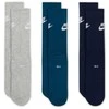 Nike Kojinės Unisex U Nk Nsw Everyday Essential Pilkas Dark Mėlyna DX5025 912