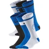 Nike Kojinės Y Nk Ed Csh Crew 6P-144 Gfx2 Baltas Juodas Mėlyna CK7302 903