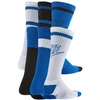 Nike Kojinės Y Nk Ed Csh Crew 6P-144 Gfx2 Baltas Juodas Mėlyna CK7302 903
