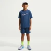 Nike Marškinėliai Paaugliams B Nk Df Multi Ss Top Hbr Mėlyna IF2430 461