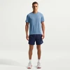 Nike Marškinėliai Vyrams M Nk Df Uv Miler Ss Mėlyna DV9315 486