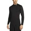 Nike Marškinėliai Vyrams M Np Df Tight Ls Mock Juodas FB7908 010