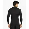 Nike Marškinėliai Vyrams M Np Df Tight Ls Mock Juodas FB7908 010