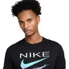 Nike Marškinėliai Vyrams M Nsw Tee 6Mo Swsh Juodas HQ8094 010