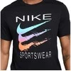 Nike Marškinėliai Vyrams M Nsw Tee 6Mo Swsh Juodas HQ8094 010