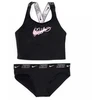 Nike Maudymosi Kostiumėlis Mergaitėms Nk G Logo Tape Crossback Juodas NESSE728 001