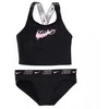 Nike Maudymosi Kostiumėlis Mergaitėms Nk G Logo Tape Crossback Juodas NESSE728 001