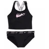 Nike Maudymosi Kostiumėlis Mergaitėms Nk G Logo Tape Crossback Juodas NESSE728 001
