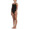 Nike Maudymosi Kostiumėlis Moterims Nk W Solid Rib Racerback Juodas NESSG017 001