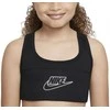 Nike Sportinė Liemenėlė Mergaitėms G Nk Df Swsh Bra Futura Juodas DD7960 010