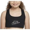 Nike Sportinė Liemenėlė Mergaitėms G Nk Df Swsh Bra Futura Juodas DD7960 010
