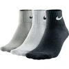 Nike Sportinės Kojinės U NK Perf Ltwt QT 3PR Baltas Pilkas Juodas SX4706 901