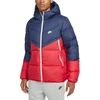 Nike Striukė Vyrams M Nsw Sf Windrunner Mėlyna Raudona DD6795 410