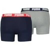 Puma Apatiniai Vyrams Basic Boxer Juodas Pilkas