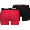 Puma Apatiniai Vyrams Basic Boxer Juodas Raudona
