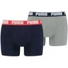 Puma Apatiniai Vyrams Basic Boxer Juodas Pilkas