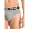 Puma Apatiniai Vyrams Basic Brief Juodas Pilkas 889100 19