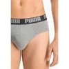 Puma Apatiniai Vyrams Basic Brief Juodas Pilkas 889100 19