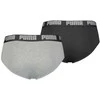 Puma Apatiniai Vyrams Basic Brief Juodas Pilkas 889100 19