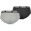 Puma Apatiniai Vyrams Basic Brief Juodas Pilkas 889100 19