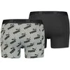 Puma Apatiniai Vyrams Men Aop Boxer Pilkas Juodas 935054 04