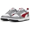 Puma Avalynė Paaugliams Rebound V6 Lo Jr Baltas Pilkas Raudona 393833 09