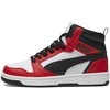 Puma Avalynė Paaugliams Rebound V6 Mid Jr Baltas Raudona Juodas 393831 03