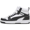 Puma Avalynė Paaugliams Rebound V6 Mid Jr Baltas Baltas Juodas 393831 01