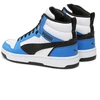Puma Avalynė Paaugliams Rebound V6 Mid Jr Baltas Mėlyna Juodas 393831 06