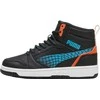 Puma Avalynė Paaugliams Rebound V6 Mid Techie Bud Juodas Mėlyna Oranžinis 397945 02