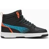 Puma Avalynė Paaugliams Rebound V6 Mid Techie Bud Juodas Mėlyna Oranžinis 397945 02
