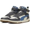 Puma Avalynė Paaugliams Rebound V6 Mid Wtr Juodas Baltas 394685 01