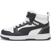 Puma Avalynė Vaikams Rebound V6 Mid Jr Baltas Juodas 393832 01