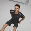 Puma Bėgimo Marškinėliai Vyrams Fit Taped Tee Juodas 523190 01