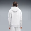 Puma Džemperis Moterims Class Full-Zip Hoodie Fl Baltas Light Pilkas 694009 05