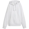 Puma Džemperis Moterims Class Full-Zip Hoodie Fl Baltas Light Pilkas 694009 05