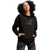 Puma Džemperis Moterims Ess+ Animal Hoodie Fl Juodas 681492 01