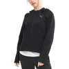 Puma Džemperis Moterims Evostripe Full-Zip Hoodie Juodas 583532 01