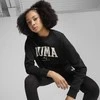 Puma Džemperis Moterims Squad Crew Fl Juodas 681539 01