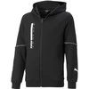 Puma Džemperis Paaugliams Active Sports Full-Zip Hoodie Juodas 670075 01
