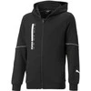 Puma Džemperis Paaugliams Active Sports Full-Zip Hoodie Juodas 670075 01